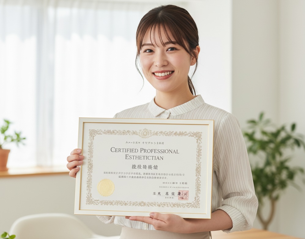 エステティシャン認定資格証