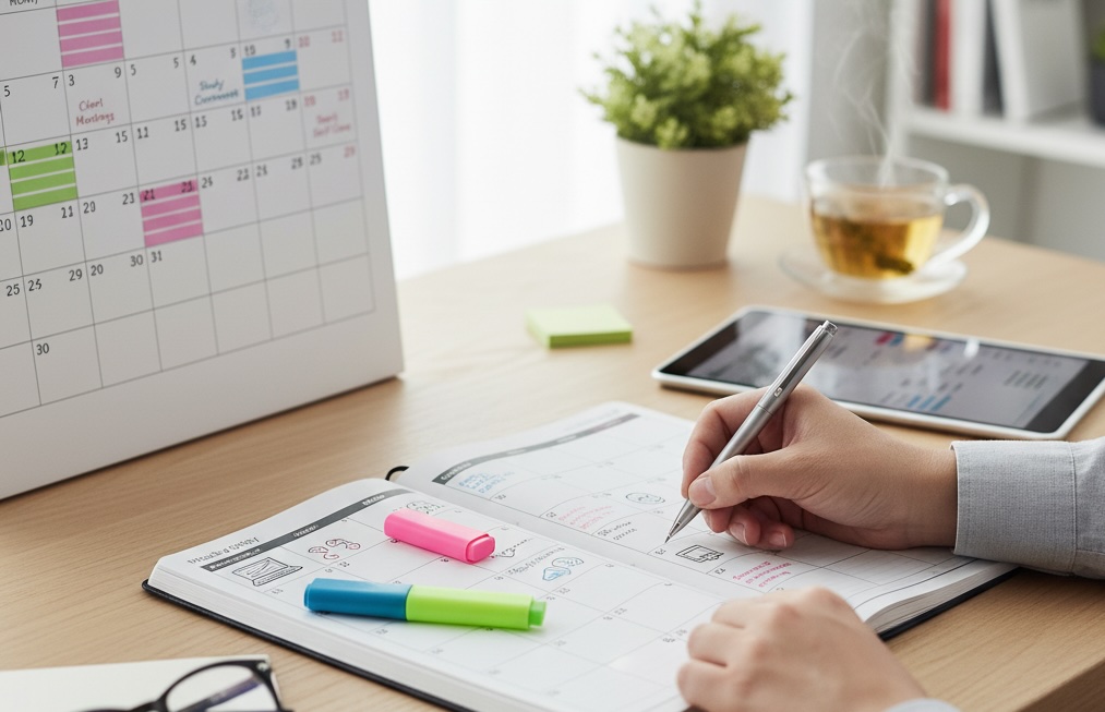 仕事と勉強を両立するスケジュール管理